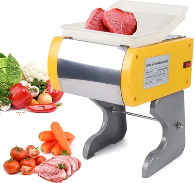Komerční kráječ Malý univerzální kráječ 300W, 200R/min, kapacita: 50KG/H