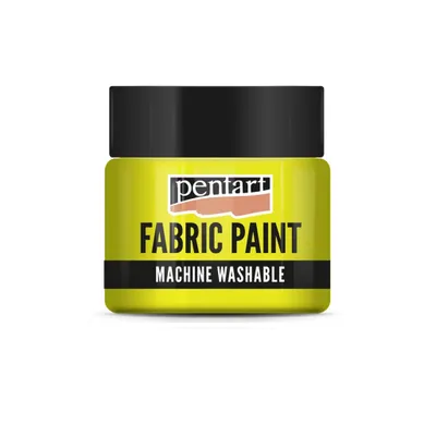 Produktbild von PENTART Stofffarbe Neon, 30 ml, Gelb