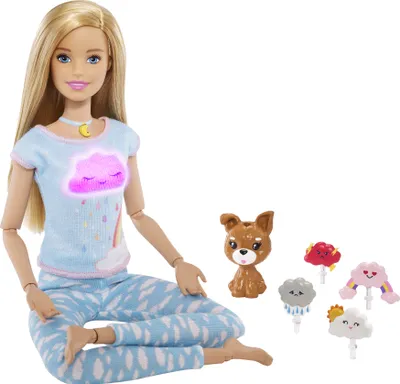 Produktbild von Barbie Wellness Meditations Puppe (blond) und Spielset