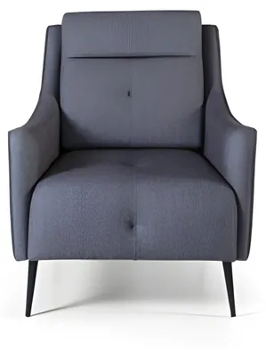 Produktbild von Lounge Chair Barlounge Cafésessel Empfangssessel Sessel Loungesessel Grauer