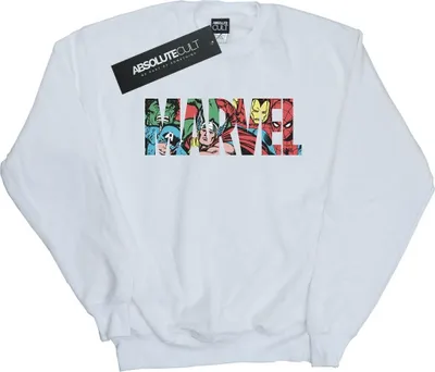 Produktbild von Marvel Comics - Sweatshirt für Herren BI1929 (XXL) (Weiß)