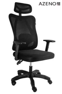 Zdjęcie produktu dla Fotel Obrotowy Biurowy Ergonomiczne Krzesło Biurowe Obrotowe Regulowane Podłokietniki Zagłówek Regulacja Odcinka Lędźwiowego