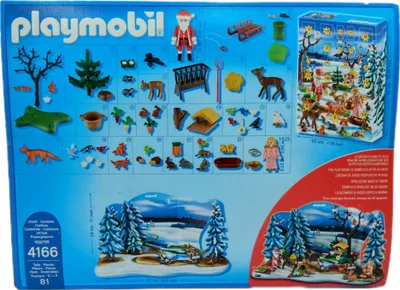 Produktbild von PLAYMOBIL 4166 Adventskalender Weihnachten der Waldtier