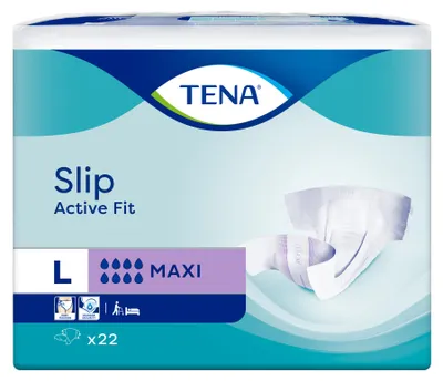 Produktbild von TENA Slip Active Fit Maxi - Inkontinenzslip - L - 22 Stk.