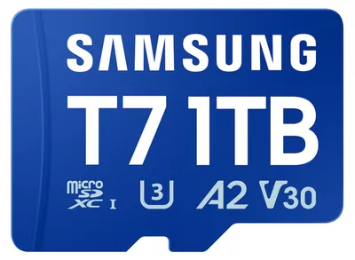 Immagine prodotto di Samsung T7, 1 TB, MicroSDXC, UHS-I, 170 MB/s, Classe 3 (U3), V30