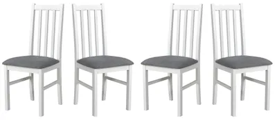Produktbild von ESSZIMMERSTUHL - 4er-Set Bos 10 weiss soro 90