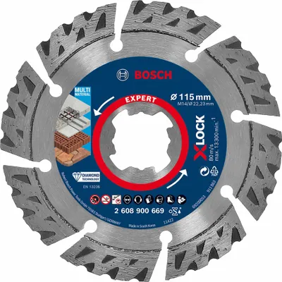 Produktbild von EXPERT Multi Material Diamanttrennscheibe X-LOCK, 115x22,23 mm