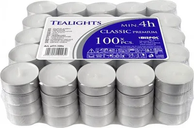 Produktbild von BISPOL Classic Teelichter 100 Stück