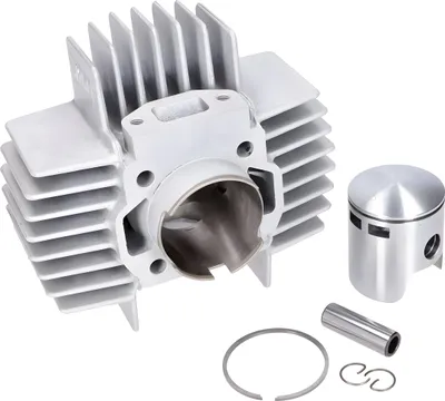 Obrázek produktu pro Sada válců DMP 6-kanálová hliníková 45mm 70cc s dlouhými chladicími žebry pro Puch Maxi S, N, X30 automatic