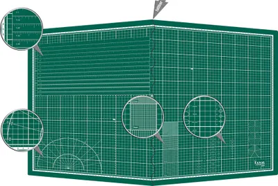 Produktbild von Donau Elektronik MS-A1 Selbstheilende Schneidematte A1 (900 x 600 x 1,9 mm) faltbar