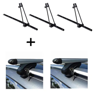 Immagine prodotto di 3x portabici ORION + portapacchi VDP XL 135 compatibile con Dacia Logan estate/MCV dal '04