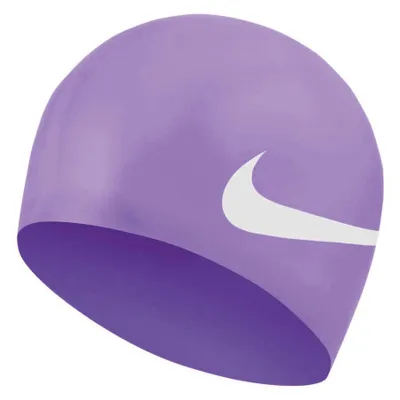 Produktbild von Nike Swim Big Swoosh Badekappe Lila  Lila One Size