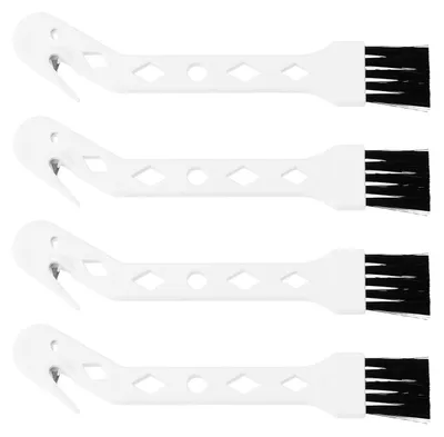 Produktbild von Kehrroboter Reinigungsbürste 13,5 x 3 cm für Haare Tierhaare Staub 4 Stück