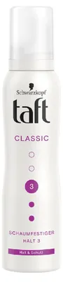 Zdjęcie produktu dla 3 WETTER TAFT Pianka Classic Włosy Normalne Extra Mocne Utrwalenie 3 150ml