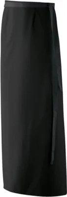 Produktbild von Bistroschürze XXL  B 130 x L 100 cm, Fb. schwarz : 65% Polyester 35%Baumwolle 220 g/m² : schwarz
