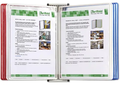 Produktbild von Wand-Sichttafelelement 10 Tafeln Sortierung USA