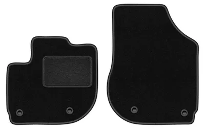 Image de Tapis avant en moquette pour Honda Jazz V 2020- (hybride) – 2 pièces, noirs, sur mesure – Wielganizator LUX