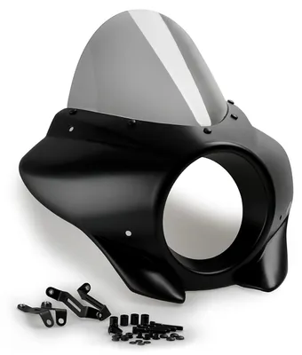 Imagen del producto de Parabrisas Puig Mirage con homologación ABE para Kawasaki Eliminator 500, modelos de 2024 a 2026