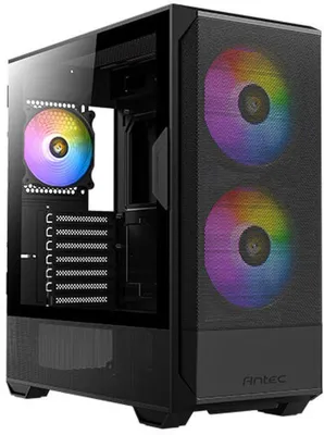 Produktbild von Antec NX416L, Midi Tower, PC, Schwarz, ATX, ITX, micro ATX, Kunststoff, Stahl, Gaming