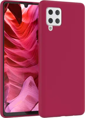 Produktbild von EAZY CASE Silikonhülle für Samsung Galaxy A42 5G Silikon Backcover Schutz in Rot