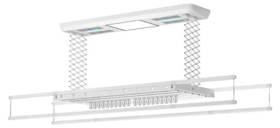Produktbild von Wasophoogte® Decken wäscheständer, elektrischer wäscheständer für die decke, Pro, Aluminium, 38kg Tragfähigkeit
