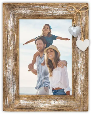 Produktbild von ZEP Aisha Portraitrahmen braun 15x20 cm Holz mit Herz-Applikation