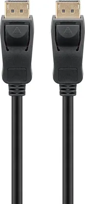 Produktbild von Goobay 61712 DisplayPort-Kabel 2 m Schwarz (61712)