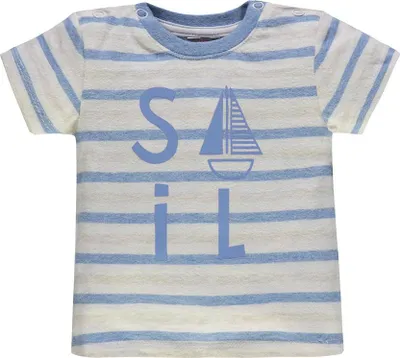 Produktbild von Graues und blaues Baby-T-Shirt von Kanz