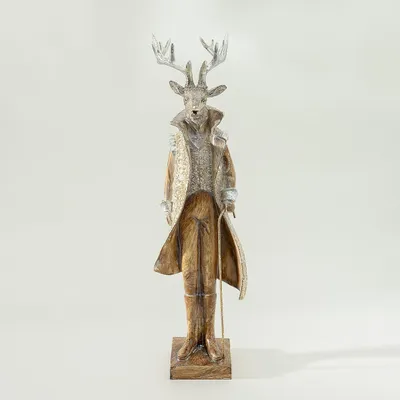 Zdjęcie produktu dla Figurka dekoracyjna Gentleman Deer 30x9x69 cm