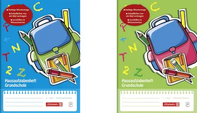 Obrázok produktu pre 10X BRUNNEN 1046807 Aufgabenheft Grundschule A5 48Blatt
