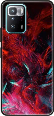 Produktbild von König Design Hülle kompatibel mit Xiaomi Poco X3 GT Kunststoff Soft Handyhülle - Handy Case Abstrakt