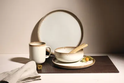 Produktbild von Speiseteller 27,5cm 4er Set Malaga creme
