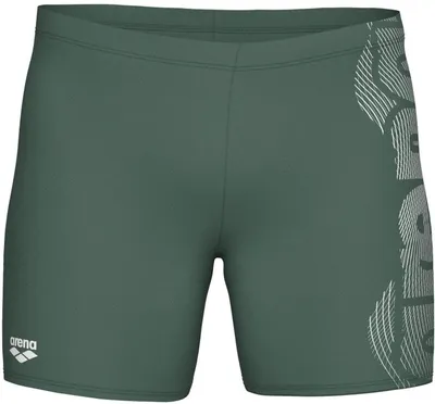 Obrázok produktu pre M Arena Plavky Mid Jammer Graphic Zelená Zelená 6