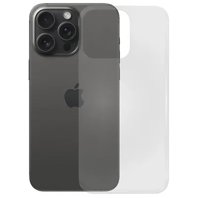 Produktbild von PEDEA Soft TPU Case für iPhone 15 Pro Max, transparent