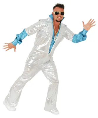 Produktbild von 70er Jahre Disco Anzug für Herren Gr. M - XXL, Größe:XL