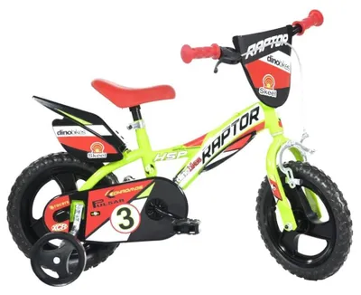 Productafbeelding van Kinderfiets 12 Inch met Handrem en Afneembare Zijwielen