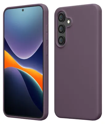 Produktbild von kwmobile Handyhülle für Samsung Galaxy S24 FE Hülle - Case Silikon - Kabelloses Laden - Schutzhülle Cover in Helle Iris