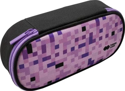 Obrázek produktu pro Happy Color Piórnik saszetka z zamkiem i klapką wewnętrzną PIXI violet