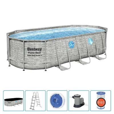 Obrázek produktu pro Bestway Pool-Set Power Steel Swim Vista Serie 549x274x122 cm