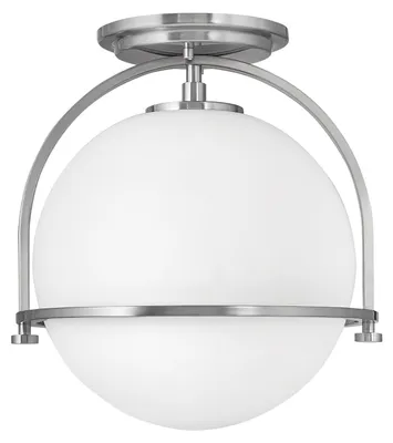 Zdjęcie produktu dla Lampa sufitowa Somerset szczotkowany nikiel 1xE27x60W metal wym:32x28x28cm IP20 Quintiesse