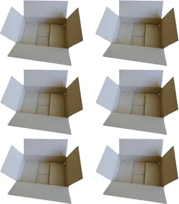 Zdjęcie produktu dla 6 pudełek do pakowania 31 x 21 x 7,5 cm