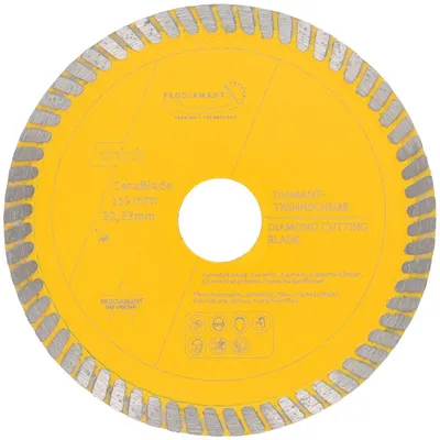 Immagine prodotto di PRODIAMANT Disco diamantato da taglio 115 mm Piastrelle, pietra naturale Cerablade