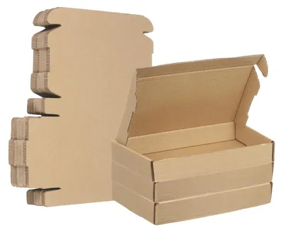 Productafbeelding van Omgoods - 33 Stuks Kleine Verzenddozen - Bruine Golfkarton voor Cadeaus en Verpakking
