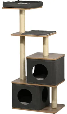 Produktbild von dobar Katzen Kratzbaum mit Katzenhöhle "Hannah", ca.: 58x38x133 cm