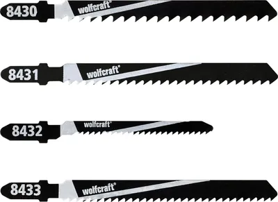 Produktbild von Wolfcraft Stichsägeblätter-Set 8430000 10 Stück