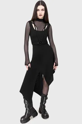 Produktbild von KIHILIST by KILLSTAR Kurzer Rock Damen Crimsolite Skirt schwarz M