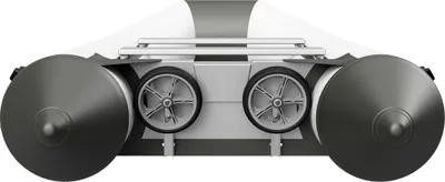 Immagine prodotto di Ruote di lancio per gommoni coppia ruote di poppa pieghevole funzionamento con una sola mano acciaio inox A4 SUPROD HD261