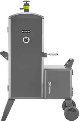 Produktbild von VEVOR Räucherofen, Edelstahl-BBQ-Offset-Smoker mit seitlicher Feuerbox, Räuchergrill mit 6 verstellbaren Grillrosten, Thermometer & Belüftungsöffnungen für Grillpartys im Außenbereich