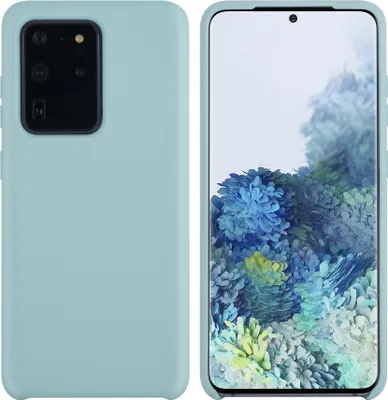 Immagine prodotto di Samsung Galaxy S20 Ultra Light Blue Custodia posteriore - Silicone