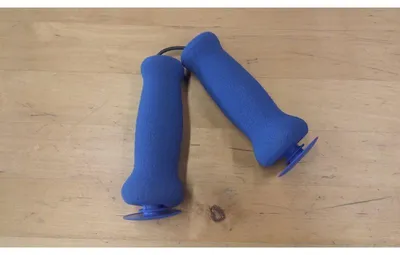 Image de Jeu de poignées de guidon JD Bug bleu